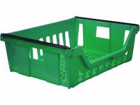 Ящик п/э 765х571х260 со складываемыми ручками цв. зелёный в Сочи - купить недорого. Выбрать в интернет-магазине