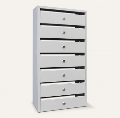 7 секционный почтовый ящик «Оптима Компакт»