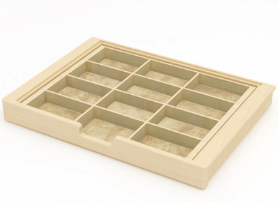 ПОЛКА ДЛЯ АКСЕССУАРОВ, СВЕТЛОЕ ДЕРЕВО, СЕРИЯ 460, L=607, МЕТАЛЛИК