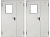 Купить Специальная металлическая противопожарная дверь ДПС2-60 2103х1356х76 в Сочи. В наличии и под заказ в каталоге